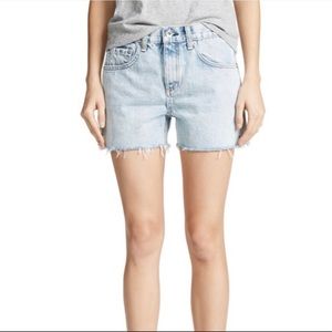 rag & bone Light Blue Denim Jean Shorts